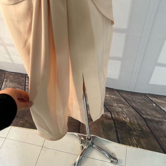 C/MEO collective Enlighten Blush Sleeveless Tie-Front Midi Dress size XS - Picture 8 of 14